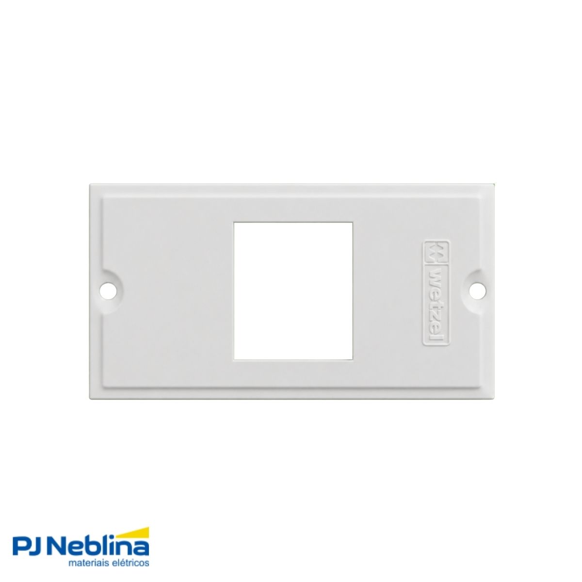 Tampa Condulete 1 Tom Rj11/Rj45 Pvc 1/2-3/4 Bc S/Vedação - Wetzel