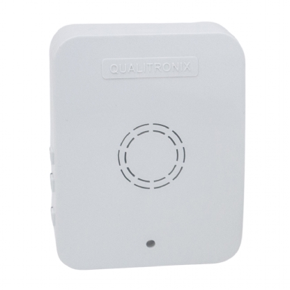 Campainha Sem Fio Alcance 150Mts Branco Bivolt Transmissor/Receptor 52 Toques Musicais - Qualitronix