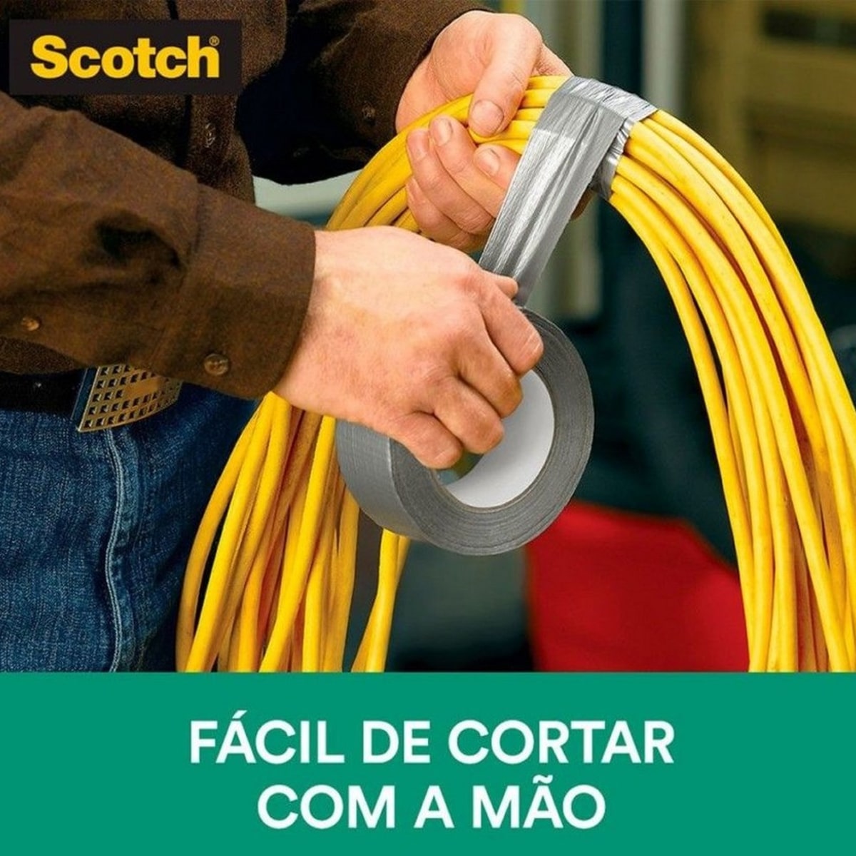 Fita Adesiva Silver Tape Scotch 5 Metros 45mm - 3M do Brasil