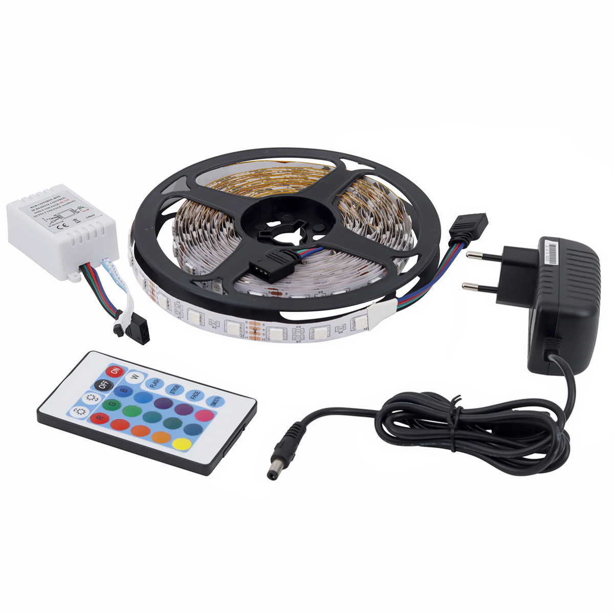 Fita De Led LED 5050 7,8W/M 12Vcc RGB Rolo Com 5 Metros - Gaya