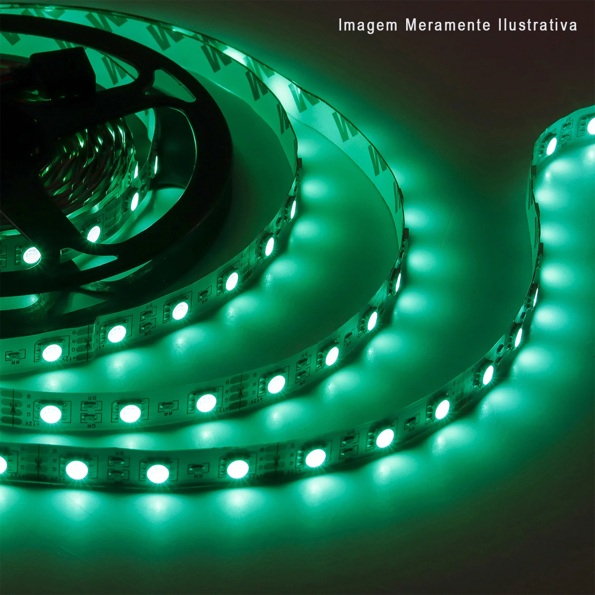 Fita De Led LED 5050 7,8W/M 12Vcc RGB Rolo Com 5 Metros - Gaya