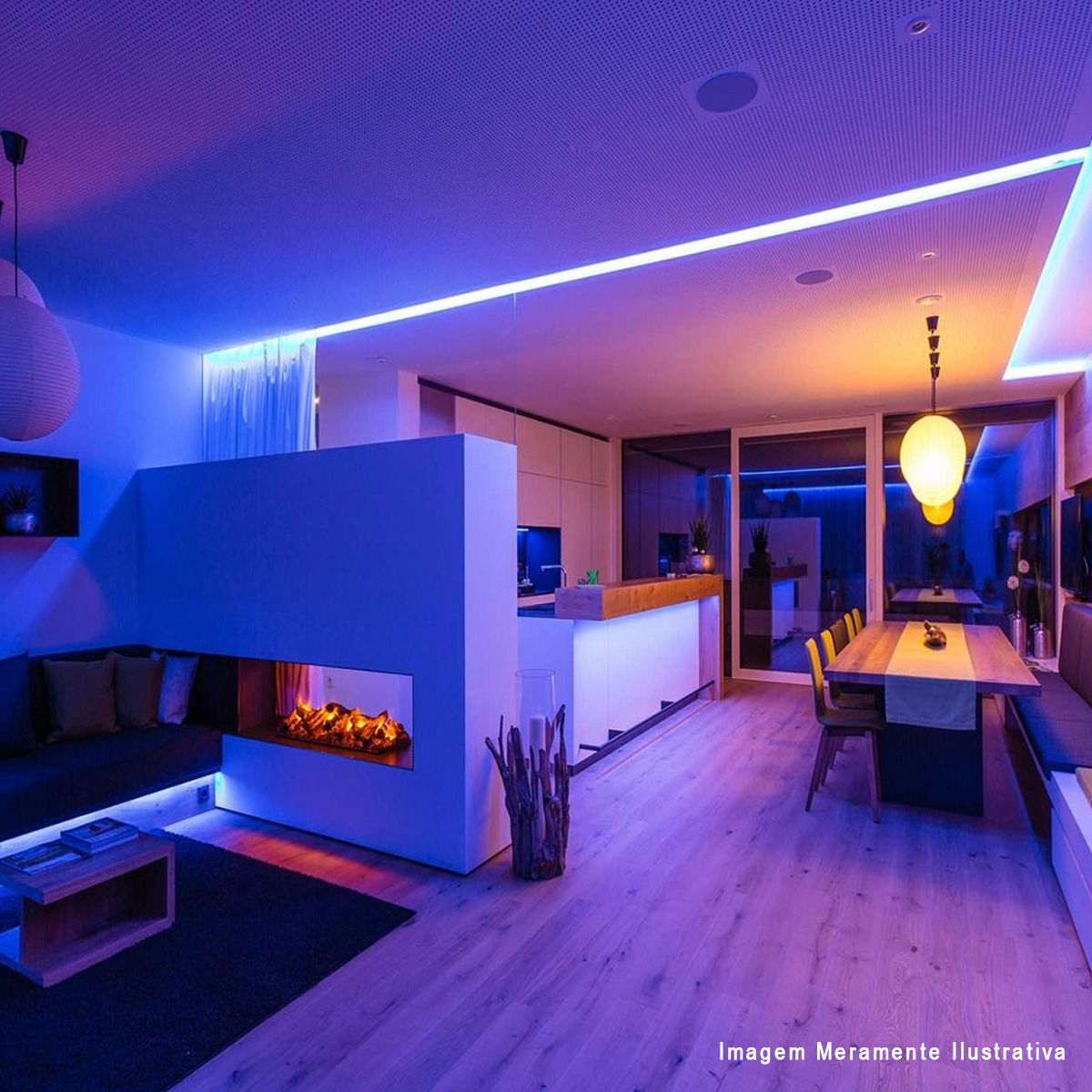 Fita De Led LED 5050 7,8W/M 12Vcc RGB Rolo Com 5 Metros - Gaya