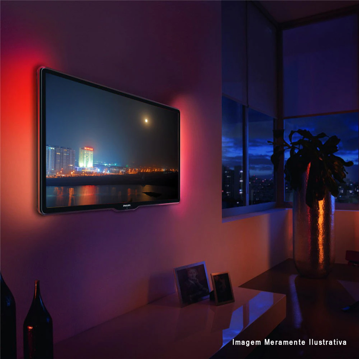 Fita De Led LED 5050 7,8W/M 12Vcc RGB Rolo Com 5 Metros - Gaya