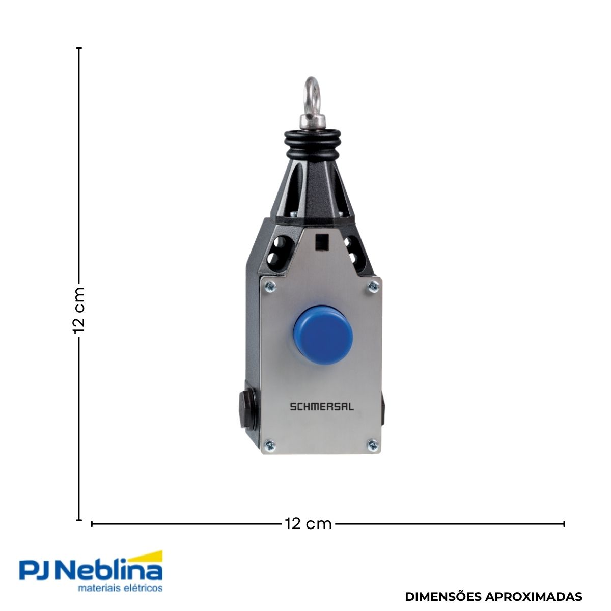 Chave Parada Emergência Monitoramento Cabo Metálico/Alumínio Pt/Alumínio 4A 230Vca/24Vcc 2Nf Ip67 A Prova Explosão - Ace Schmersal