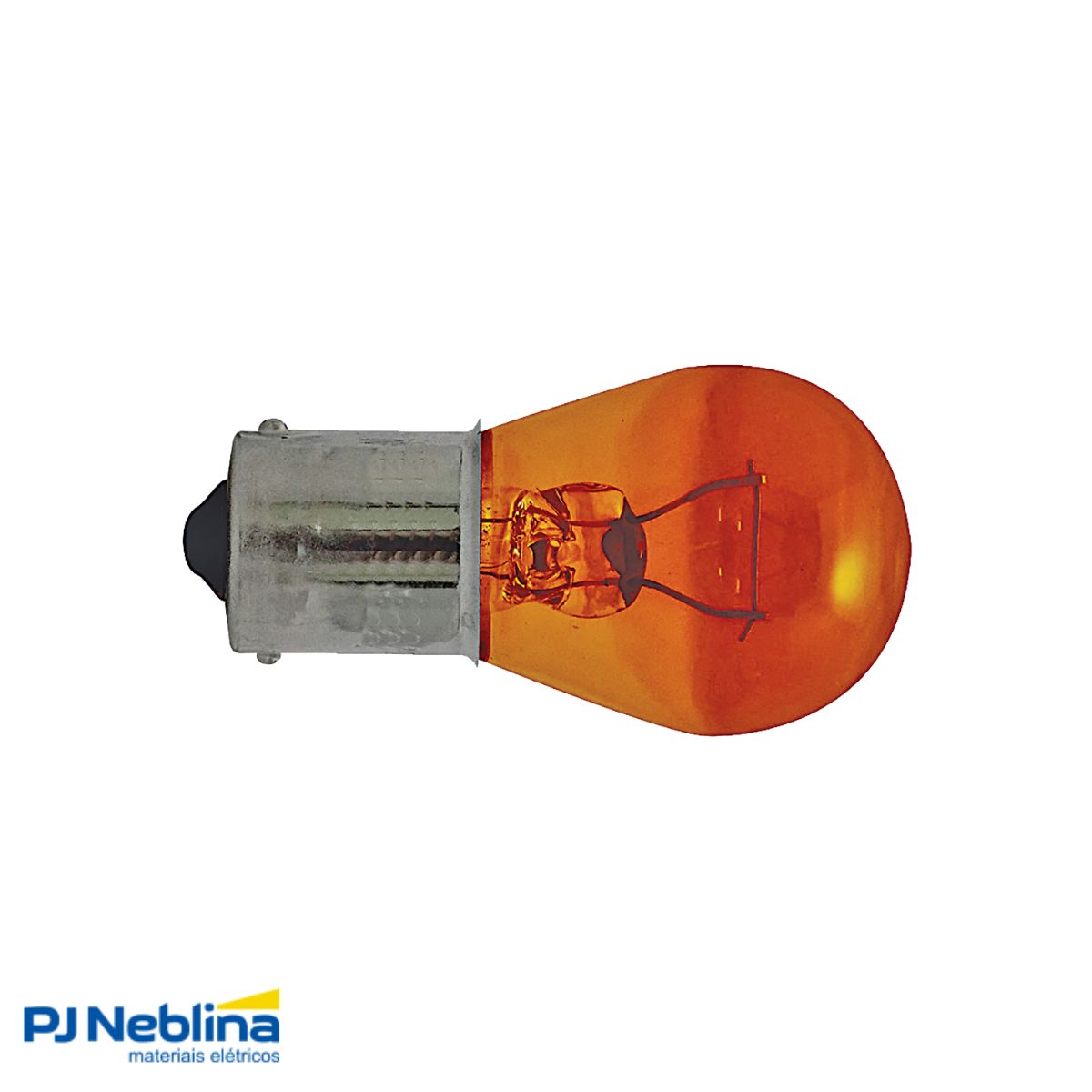Lampada Incandescente Automotiva P27w 27w 24v Bau15s Ambar