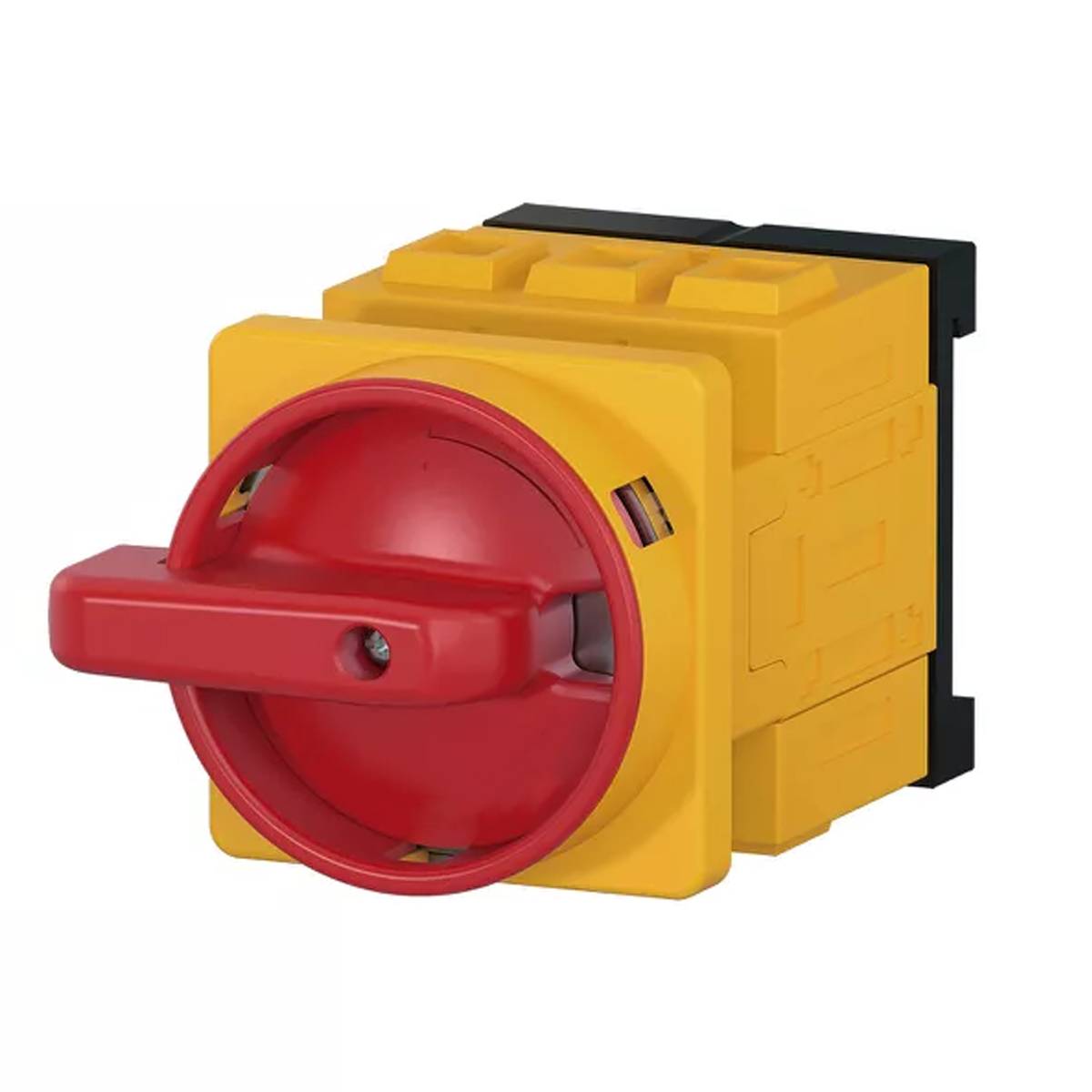 Chave Seccionadora Rotativa Sob Carga 3 Pólos 25A Topo Manopla Vermelho/Amarelo Msw Weg