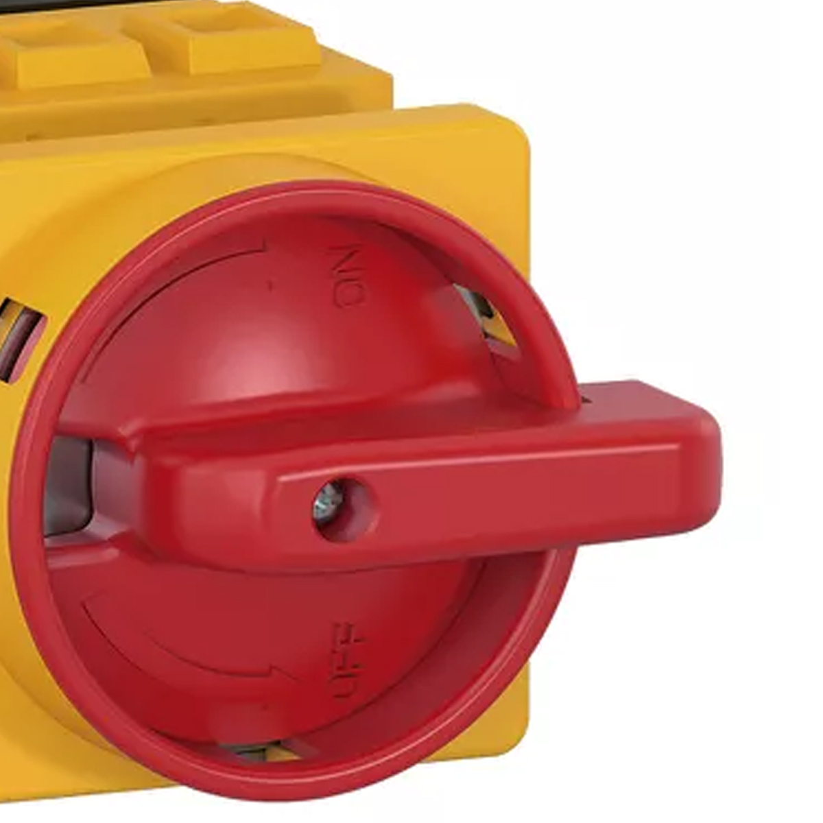 Chave Seccionadora Rotativa Sob Carga 3 Pólos 25A Topo Manopla Vermelho/Amarelo Msw Weg