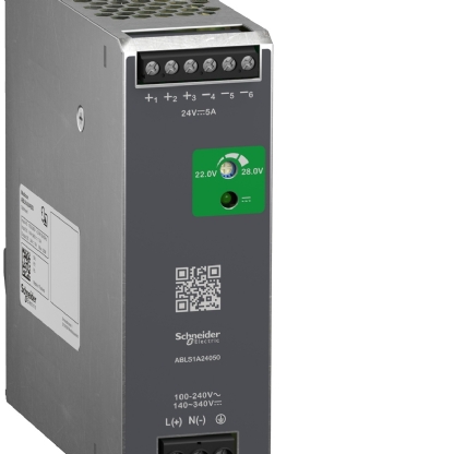 Fonte Alimentação Otimizada Monofásica 5A 120W 24Vcc 100/240Vca Ou 140/340Vcc - Schneider Electric