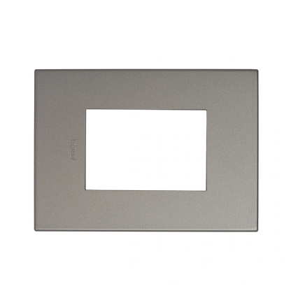 Placa 3 Postos Magnesium Arteor Quadrado 4X2 - Pial