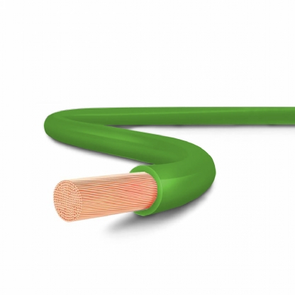 Cabo Flexível 750V PVC 0,50mm Verde 200 Metros - Cobrecom