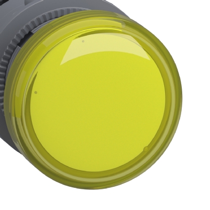 Sinaleiro Led Monobloco Plástico Amarela 220Vca Ip65 22mm XA2EVM8LC - Schneider Electric