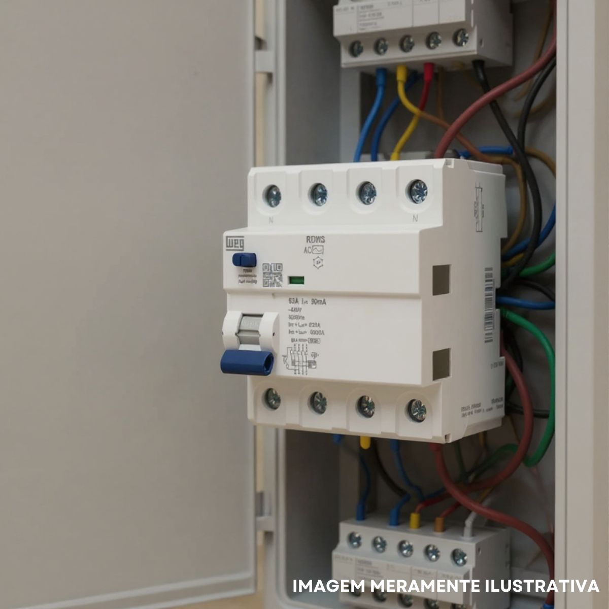 Interruptor Diferencial Residual 63A 30Ma 4P - Weg
