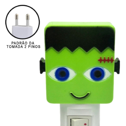 Luminária Noturna Led Sobrepor Frankstein 1W Bivolt - Avant