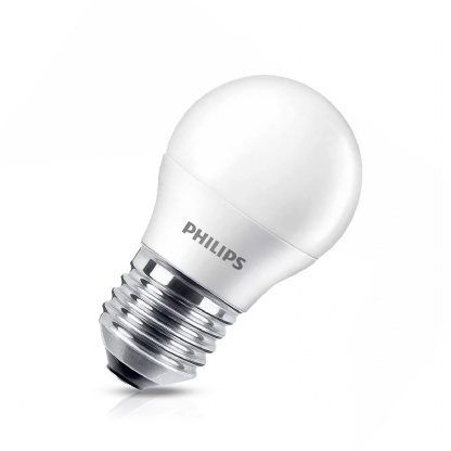 Lâmpada Led Bolinha G45 4W Bivolt E27 3000K Luz Amarela - Philips