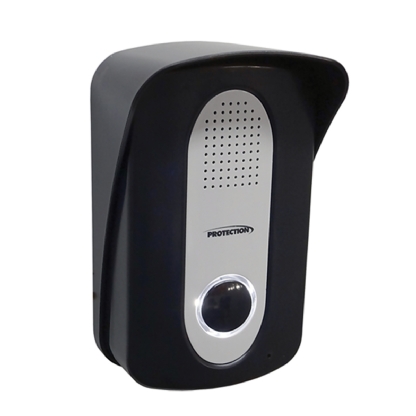 Porteiro Eletrônico De Sobrepor Na Caixa 4X2 Bivolt Alimentação Painel Externo Branco - Protection