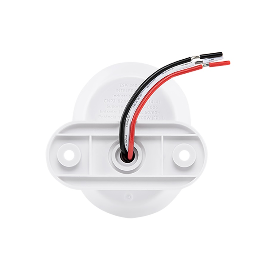 Sensor Presença Com Fotocélula Sobrepor Parede/Teto Bivolt Alcance 10 Metros Branco - Intelbras