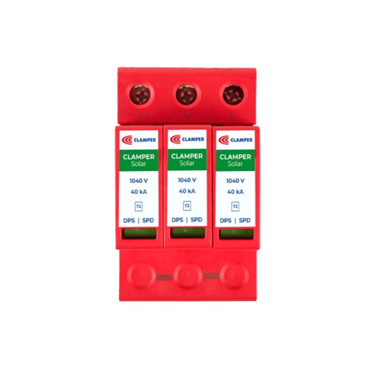 Protetor DPS Solar 1040V 40KA Telefônico e Energia - Clamper