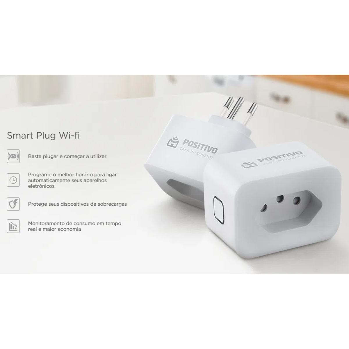 Kit Automação Residencial Inteligente Smart Alexa Google - Positivo