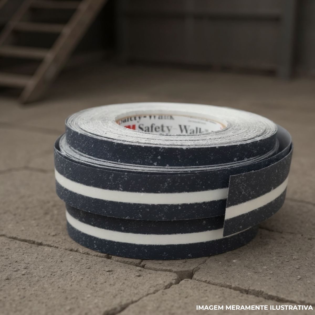 Fita Antiderrapante 50Mmx20M Cinza Safety Walk - 100 Unidades - 3M Do Brasil