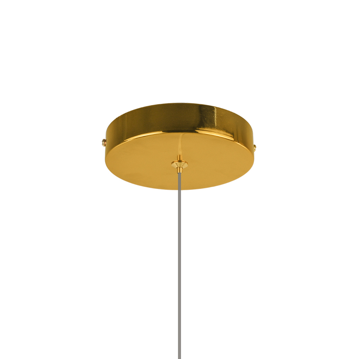 Pendente Tubo Cristal Aço E Led Gd 4000K - Hevvy