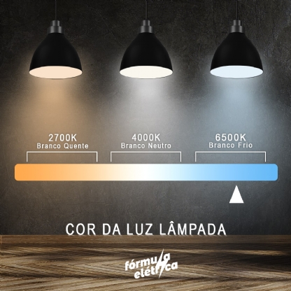 Lâmpada Led Inteligente Smart Sensor Presença 9W Bivolt E27 6500K Luz Branca - Ourolux
