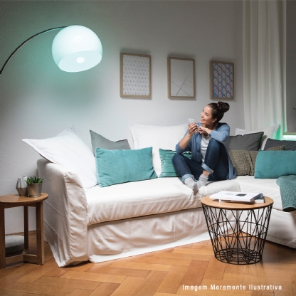 Lâmpada Led Inteligente Smart Wifi 9W 127V E27 RGBW Android/iOS - Osram/Ledvance