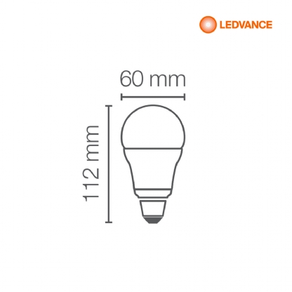 Lâmpada Led Inteligente Smart Wifi 9W 127V E27 RGBW Android/iOS - Osram/Ledvance