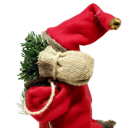 Papai Noel Dançarino Com Vela 30cm Pilha - Chibrali