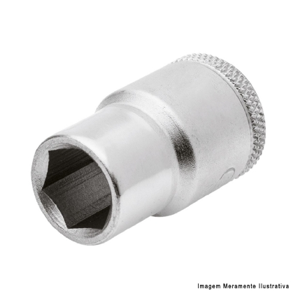 Soquete Sextavado Encaixe 1/2 Polegadas 17mm 19-17 - Gedore