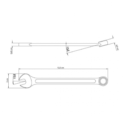 Chave De Aperto Combinada 8mm - Tramontina