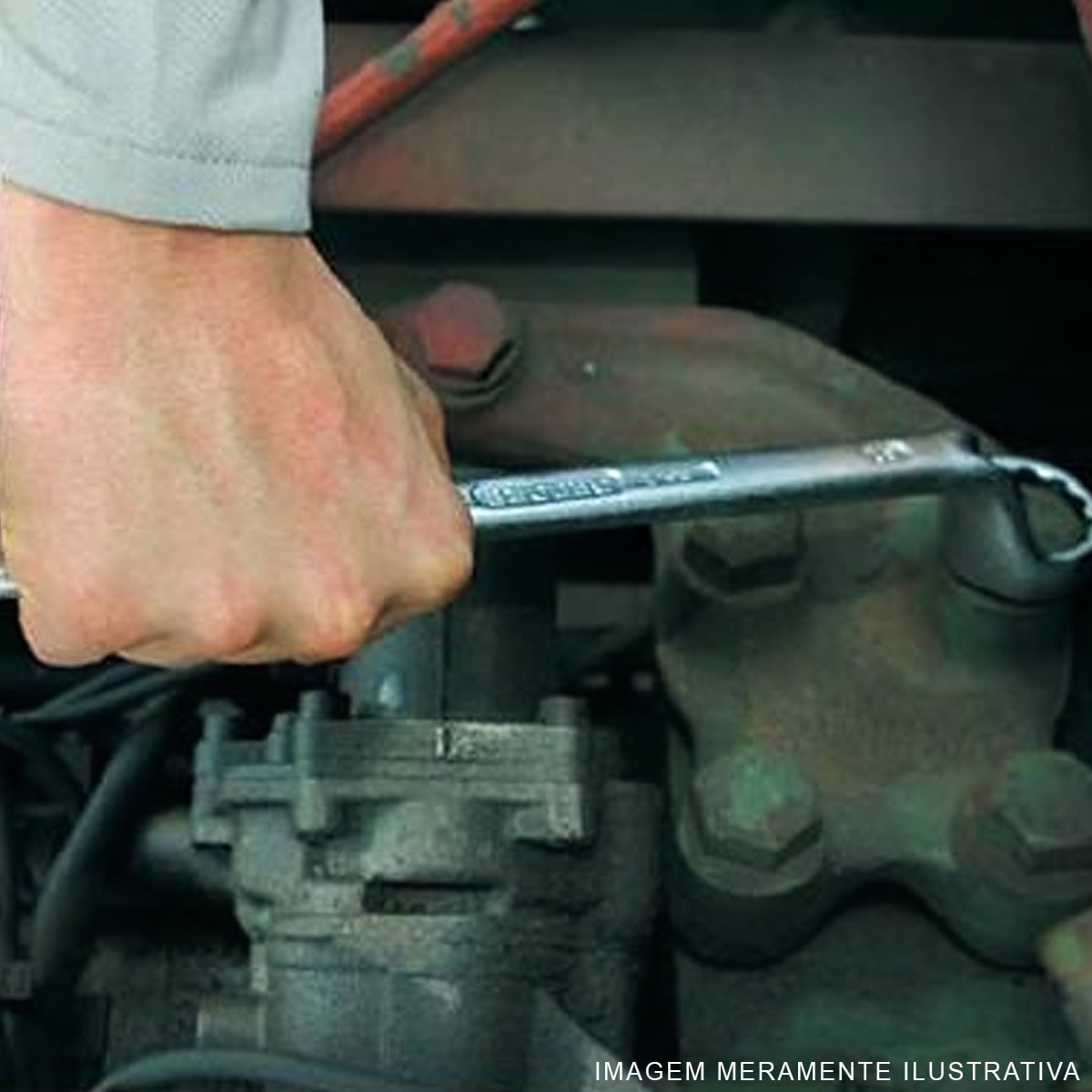 Chave Estrela 1.1/16x1.1/8 Polegadas 345Mm Aço Cromo Vanadium 003.560 - Gedore