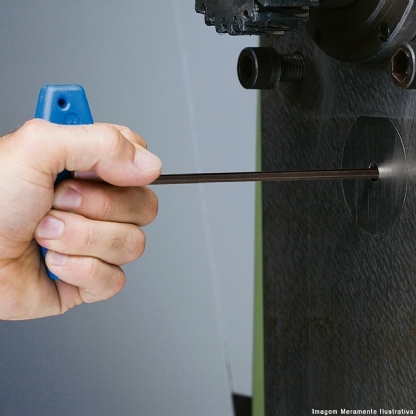 Chave Hexagonal Allen 5X160mm Cabo T Azul - Gedore