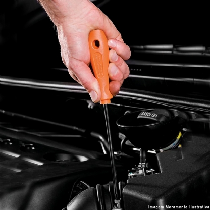 Chave Fenda Ponta Cruzada Philips Ph2 1/4X4 Polegadas 6X100mm - Gedore