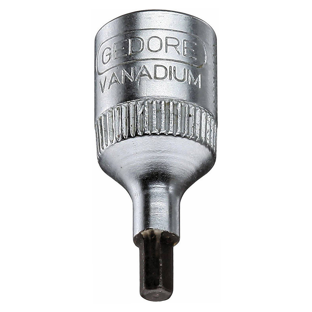 Chave Soquete Hexagonal Allen 3X5,5mm Encaixe Quadrado 1/4 - Gedore