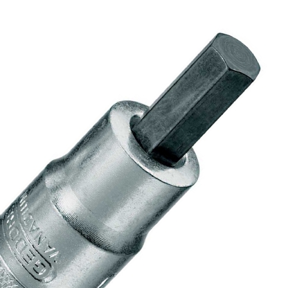 Chave Soquete Hexagonal Allen 17X22mm Encaixe Quadrado 1/2 - Gedore