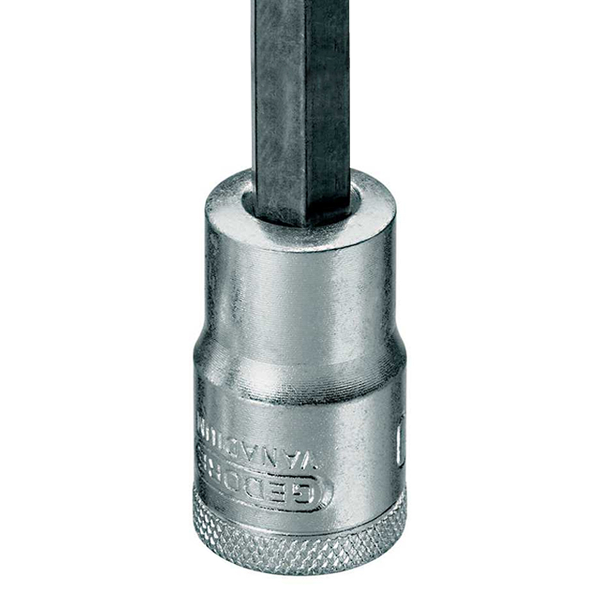 Chave Soquete Hexagonal Allen Longa 3/8x104Mm Encaixe Quadrado 1/2 Polegadas 143Mm Aço - Gedore