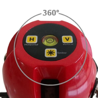 Nível Laser Rotativo 360º Nivelamento Automático 5 Linhas - Mtx