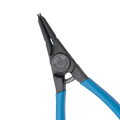 Alicate Anéis Externo Ponta Fixa Reta 8000-A1 Vanadium Escurecido Azul - Gedore