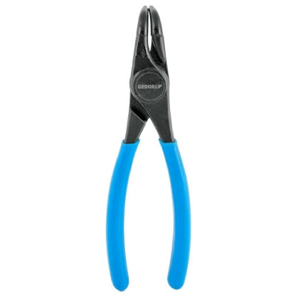 Alicate Anéis Interno Ponta Fixa Curva 90G 8000-J11 Vanadium Escurecido Azul - Gedore