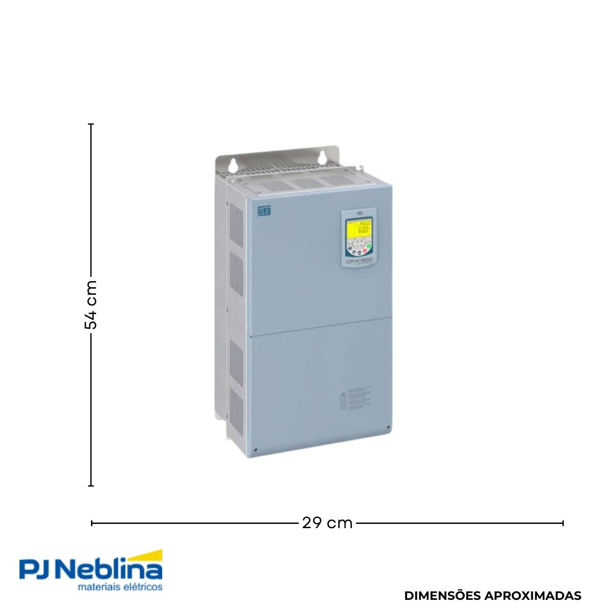 Inversor Frequência Trifásico 200-240V 50/60Hz 88A 22Kw - Weg