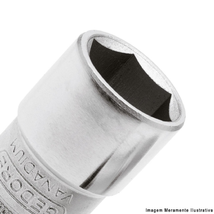 Soquete Sextavado Encaixe 1/2 Polegadas 15mm 19-15 - Gedore
