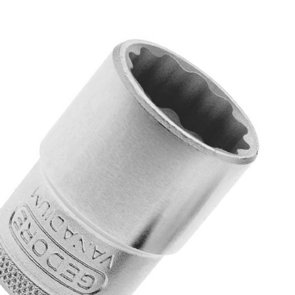Soquete Estriado Encaixe 1/2 Polegadas 12mm D19-12 - Gedore
