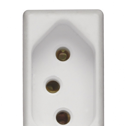 Módulo Tomada 20A Liz Lux2 Giz Tablet Lizflex Plastibox Branco - Tramontina