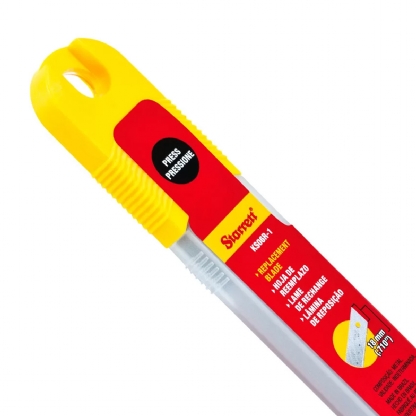 Lâmina Estilete Larga 18mm Estojo Economico Embalagem Com 10 Unidades Ks06R-1 - Starrett