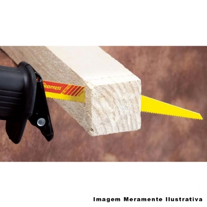 Serra Sabre Bi-Metal 300mm/12 Polegadas 6-10D Embalagem Com 5 Unidades - Starrett