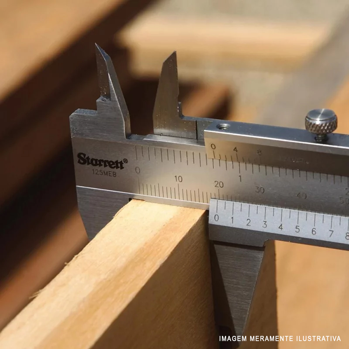 Paquímetro 150X0,05mm Inox Fosco Com Titânio - Starrett