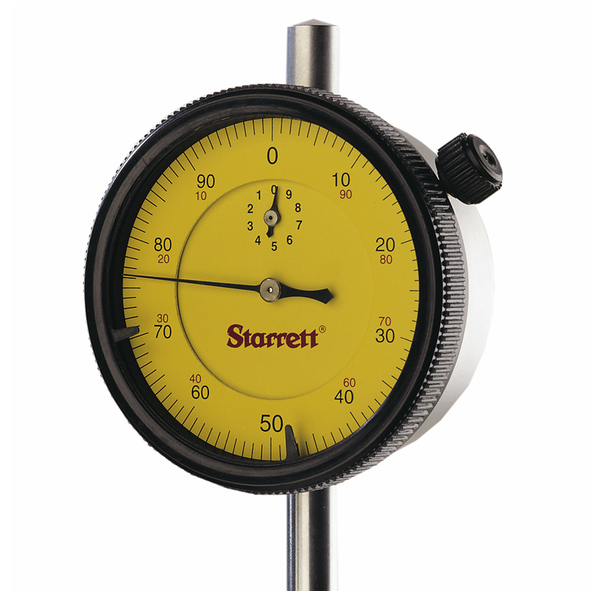 Relógio Comparador 57x10x0,01Mm Graduação 0-100/100-0 Haste 8Mm - Starrett