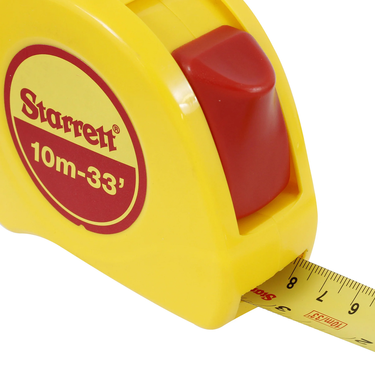 Trena De Bolso 10 Metros/33 Polegadas Kts1-10Me-S Amarelo/Vermelho - Starrett
