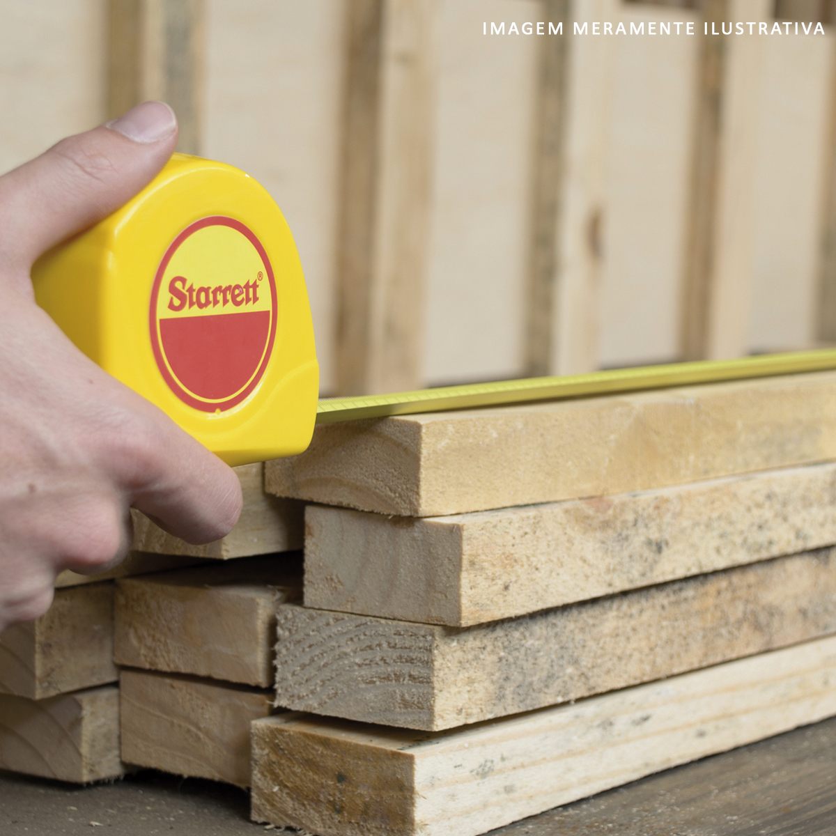 Trena De Bolso 10 Metros/33 Polegadas Kts1-10Me-S Amarelo/Vermelho - Starrett