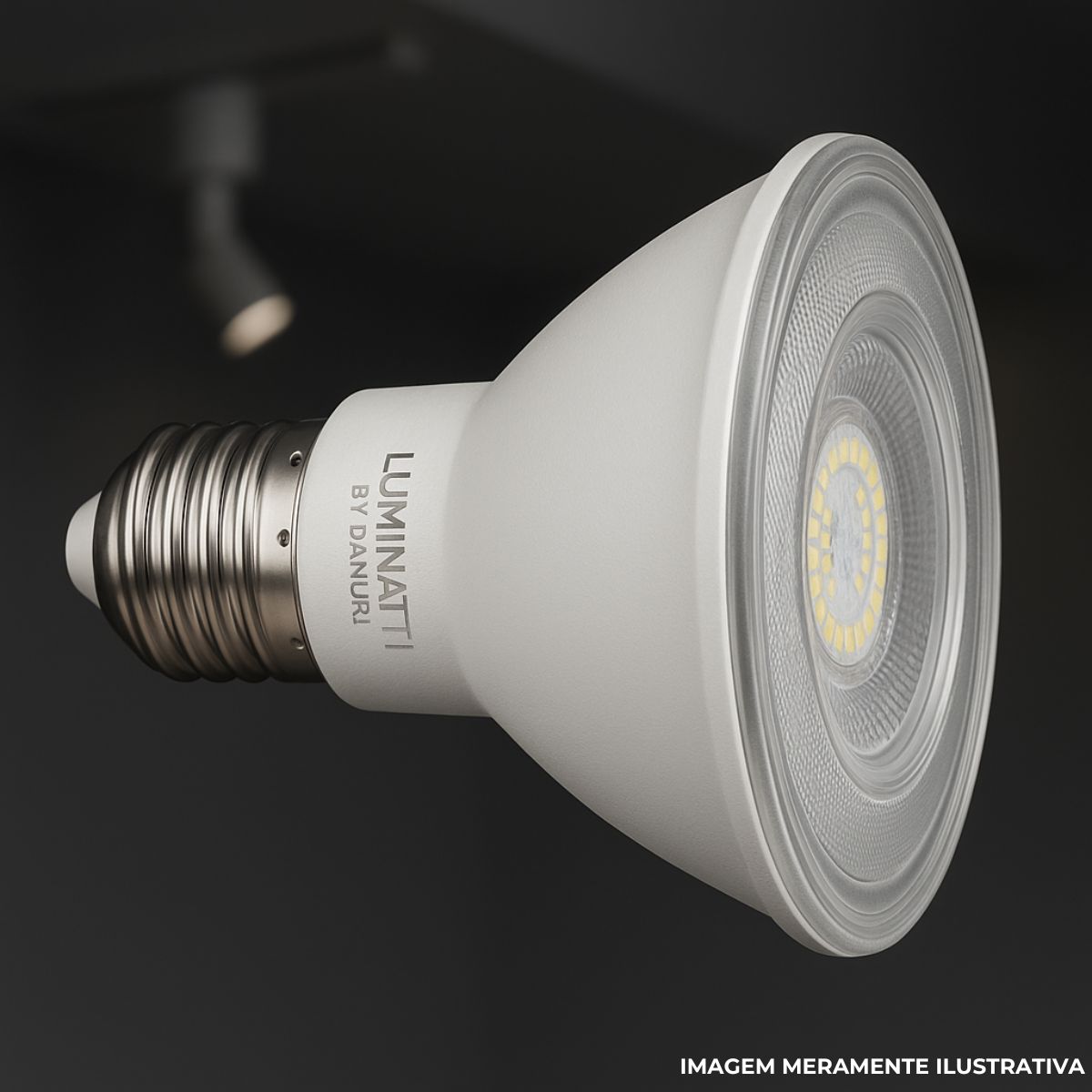 Lâmpada Led Par30 10W Bivolt E27 4000K Branco Neutro Luz Branca 940Lm 40G - Luminatti